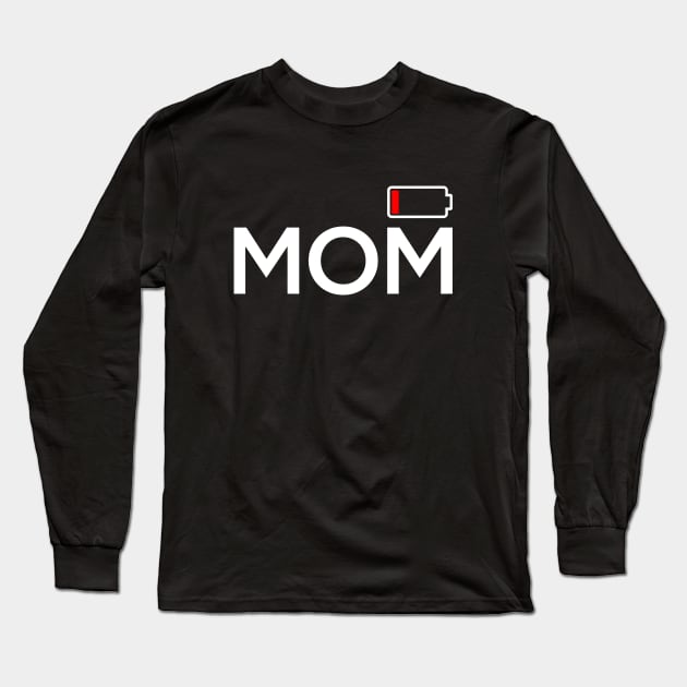 MOM BATTERY Long Sleeve T-Shirt by azified